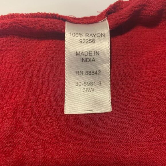 Roaman's Plus Size Women's Angelina Tunic 4x - Picture 3 of 7